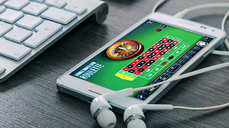 Un jeu de casino en ligne sur portable